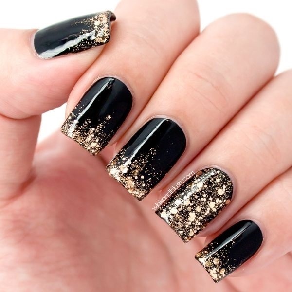 40 BLACK NAIL ART IDEAS