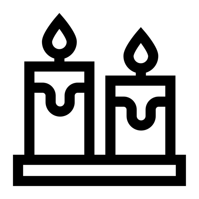 See more icon inspiration related to candle, miscellaneous, candles, flame and decoration on Flaticon.
