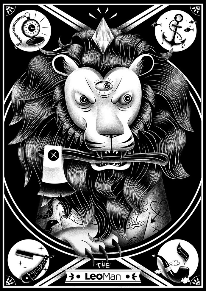 Black & White Illustrations