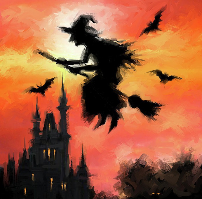 beginner easy halloween paintings & paint by numbers #painting