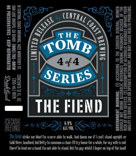 Central Coast The Fiend #packaging #beer
