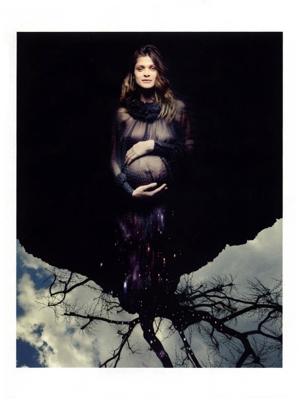 A Pregnant model Elisa Sednaoui photographed by Stephane Sednaoui and styled by Guilio Martinelli for Vogue Italia's June 2013 Edition #fashion #photography #inspiration