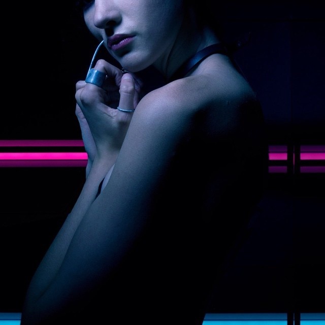 INVOQUER #noir #neon #pomade #design #photography
