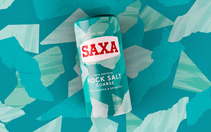 New Logo and Packaging for Saxa by Robot Food