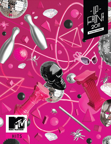 MTV Upfront #illustration #photography #skull #pink #diamond #wire #mtv #colour #ball