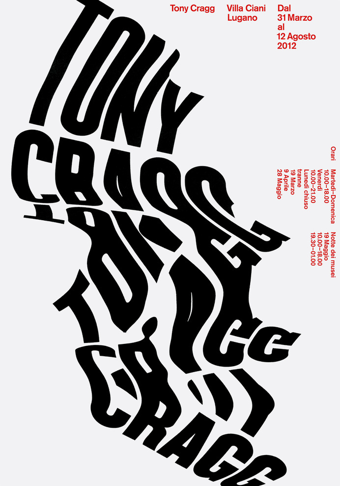 Typography #tony #poster #typography #lugano #swiss