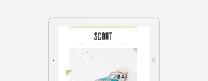 Scout Lifestyle | Design by Rowan Made #ipad #view #web #ui