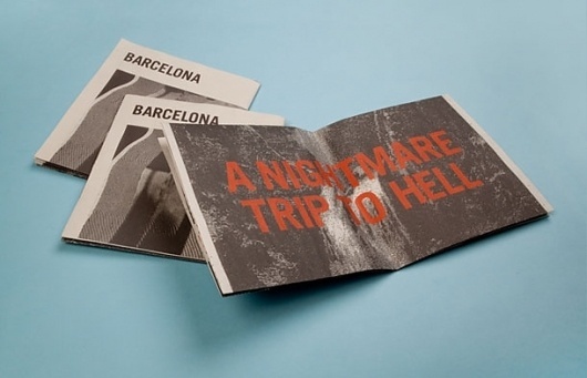 Morey Talmor – Graphic Design | A NIGHTMARE TRIP TO HELL #type #print #booklet