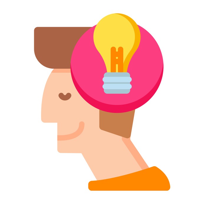 See more icon inspiration related to idea, account, head, bulb, lightbulb, person, user, avatar, designer, creativity, creative and happy on Flaticon.