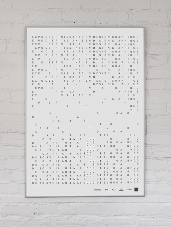 Simon Bertrand #print #uqam #poster
