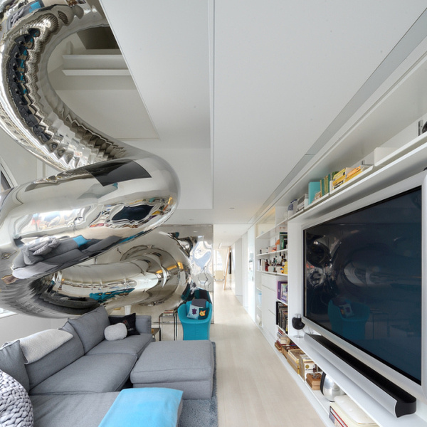 David Hotson / Skyhouse Slide #interior #modernist #architecture #house