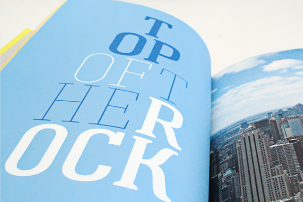 Photo book NYC — Florida on Behance #usa #america #new #print #design #graphic #book #travel #nyc #york #blue #typography