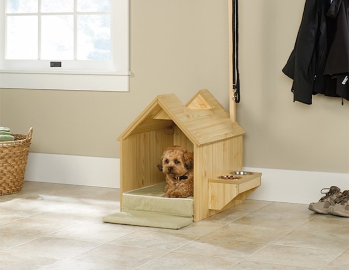 Simple designed 3dog house with convenient #gadgets. #design #product #lifestyle