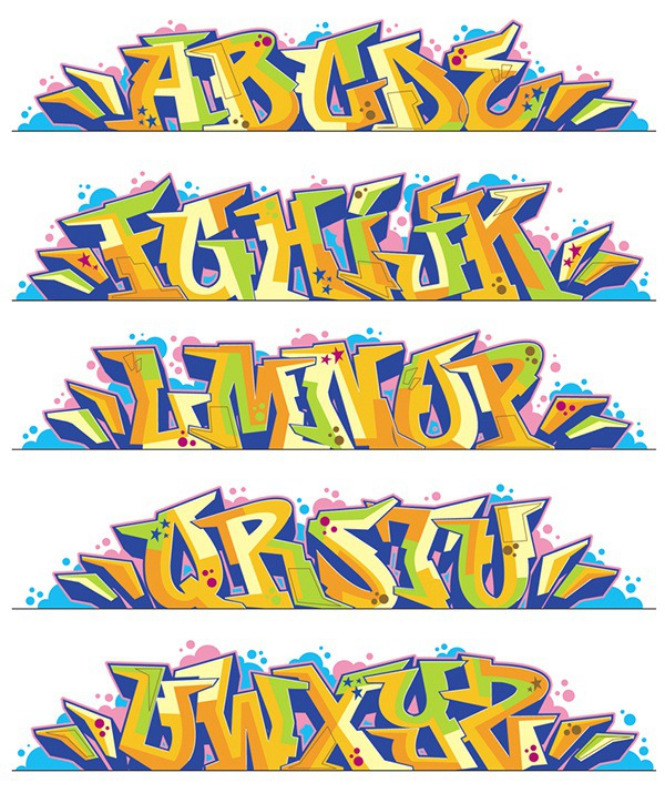 Illustration pour le livre "Street Fonts"