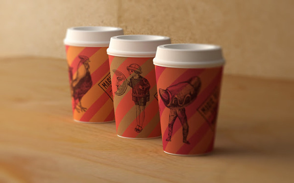 Boulangerie Paper Bags by Tough Slate Design