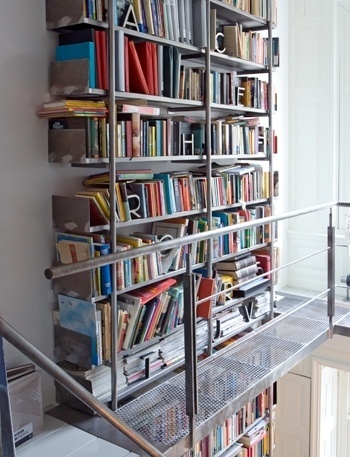 CONVOY #interiors #bookcase #balcony #architecture #metal