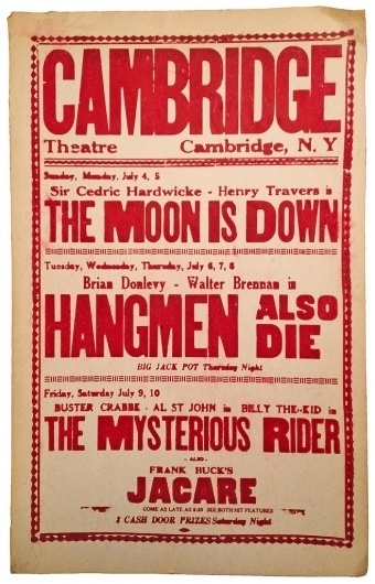 Más tamaños | Cambridge Theatre Cardboard Poster | Flickr: ¡Intercambio de fotos! #cine