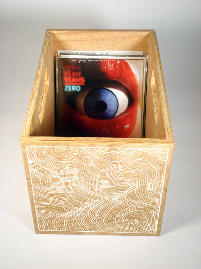 record crate - Matt Terrell #vinyl #records #music #storage