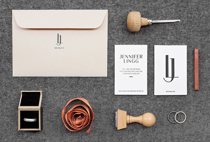 Jennifer Lingg Schmuck by Rosali Thomas #stationary #graphic design #jewellery