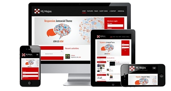 Mj Mojos - Responsive jomsocial Template #responsive #jomsocial #25 #template #joomla #version