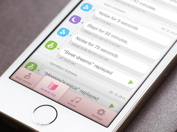 Baby monitor app