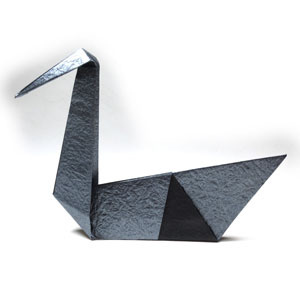 How to make a traditional origami swan (http://www.origami-make.org/howto-origami-swan.php)