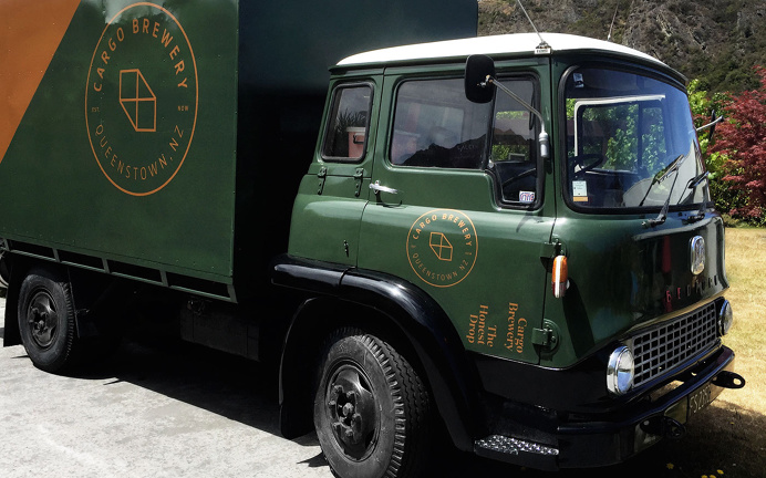 Cargo brewery beer branding from New Zealand design blog inspiration by www.mindsparklemag.com