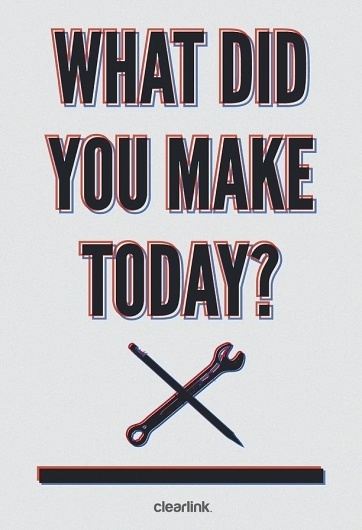 what_did_-you_make_today.jpg (612×894) #inspiration #motivation #poster