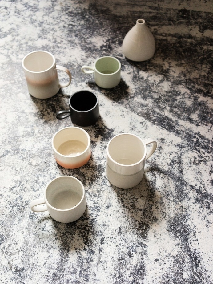 via - A well traveled woman #ceramics #mugs #clay