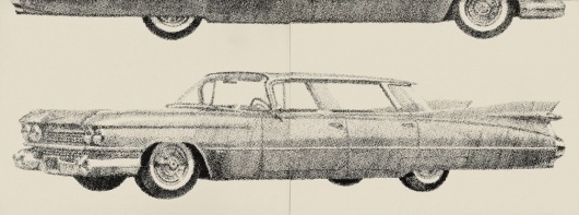 Dan Bina, Mo, 36x96 2012 #1959 #bina #dan #painting #art #tone #cadillac #half