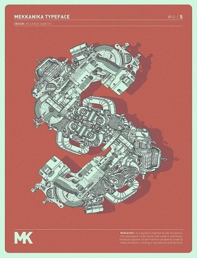 MEKKANIKA on the Behance Network #typography
