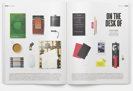 Offscreen Magazine — the people behind bits & pixels — Issue 1 #spread #print #editorial #magazine