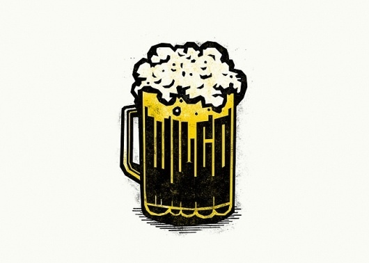Mikey Burton / Graphic Design, Illustration and Letterpress #logo #wilco #texture #beer