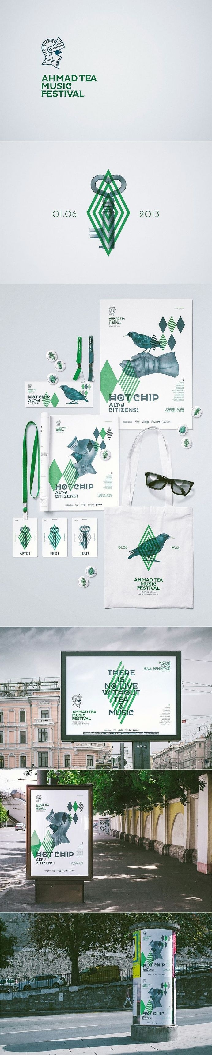 Ahmad Tea Music Festival #brand #identity