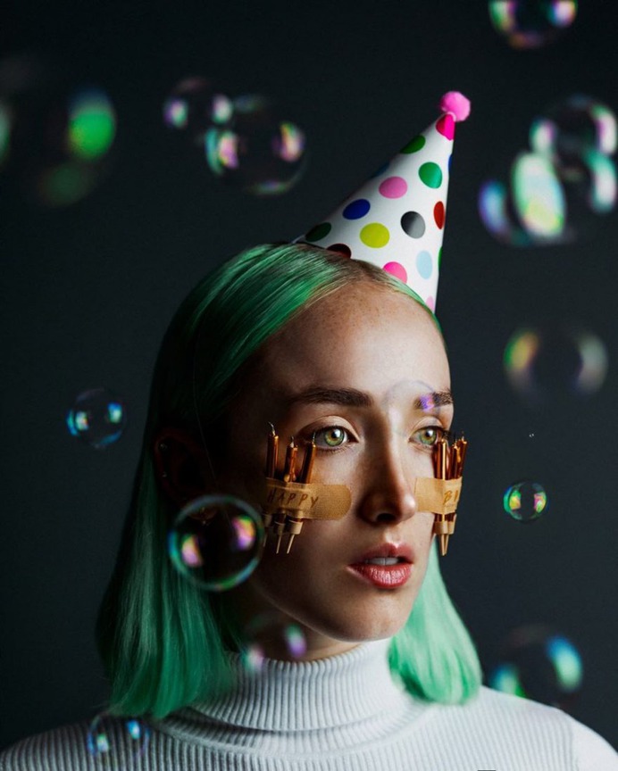 Mesmerizing and Playful Self-Portraits by Claire Luxton
