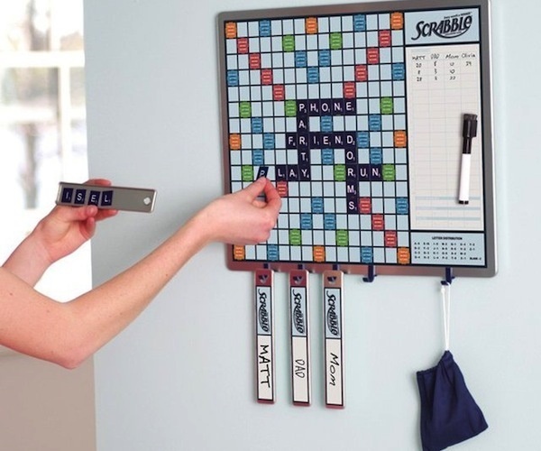 Scrabble Game And Message Board #notes #gadget #home