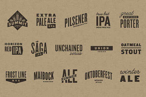 Summit Brewing Logos #beer #packaging