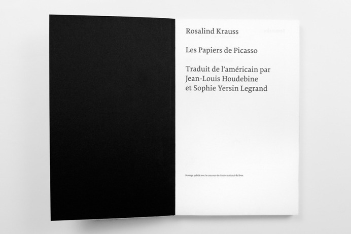 Schaffter Sahli: Rosalind Krauss | Sgustok Design