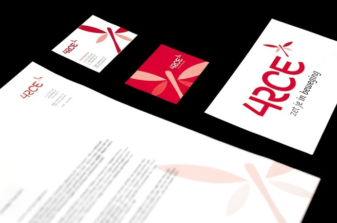 4RCE by Niermala B. Timmers www.niermalatimmers.com #timmers #visual #red #branding #bordeaux #design #graphic #brand #dragonfly #identity #niermala #bouwina
