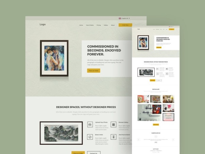 Art Ecommerce Template
