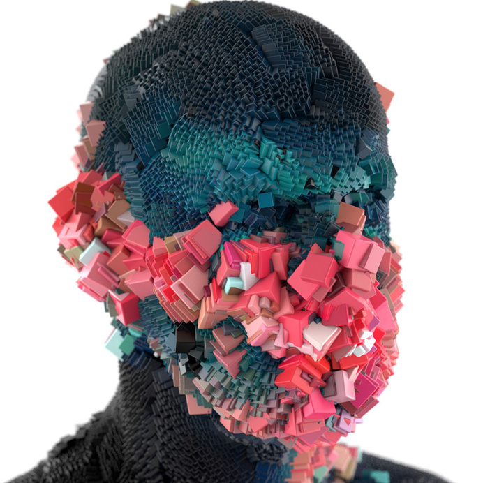 Rendered XGen Portraits by Lee Griggs