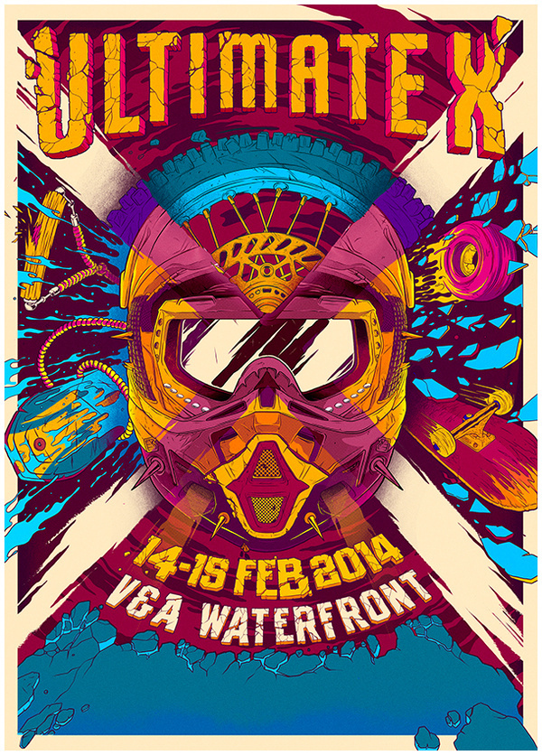 Ultimate X #event #illustration #vibrant #poster