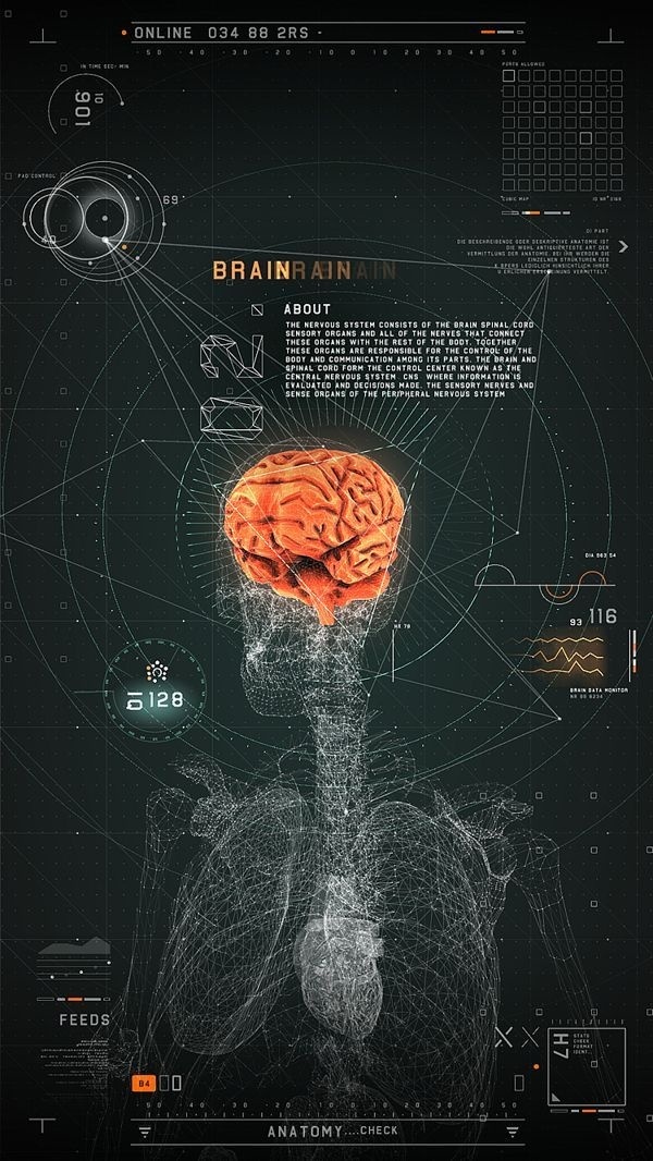 FUTURISTIC MEDICAL INTERFACE / 2RISE #interface #biological