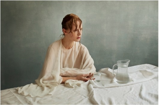 Photography by Julia Hetta I Art Sponge #wet #hair #portrait #painting #fashion #hetta #julia