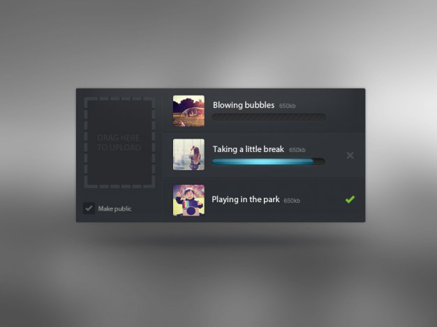 Web download interface with progress bar Free Psd. See more inspiration related to Box, Web, Bar, Speed, Drop, Psd, Page, Progress bar, Material, Progress, Interface, Close, Web page, Down, Horizontal, Psd material, Drop down box and Download interface on Freepik.
