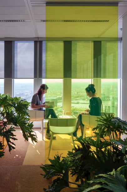 Studio Makkink & Bey | DAMN° Magazine De Rotterdam interior by Studio Makkink & Bey and Group A #office #rotterdam #colourful #pixel #design