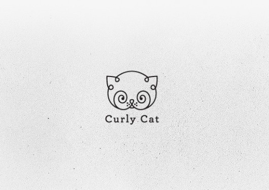 Selected Logos-2010 on the Behance Network #ivaylo #cat #curly #nedkov #logo