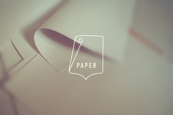 LOGOS on Behance #logo #paper