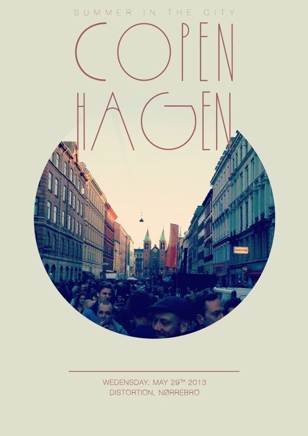 CPH SMMR by Christoffer Juul #city #layout #circle #poster