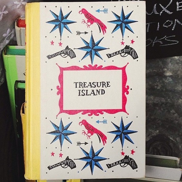 mikeyburton on Instagram #gun #book #cover #island #illustration #treasure #parrot #pirate